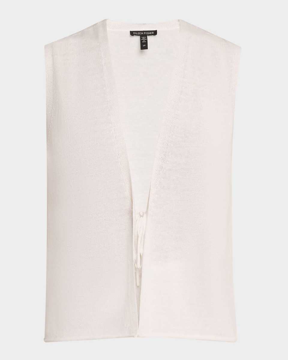 Organic Linen-Cotton Knit Vest